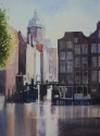 Aquarellen van landschappen, steden en het koningshuis