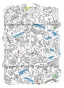 Illustraties van steden als een onmogelijk doolhof